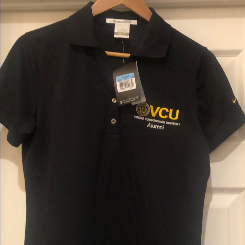 VCU Nike Golf collar shirt, brand new with tags